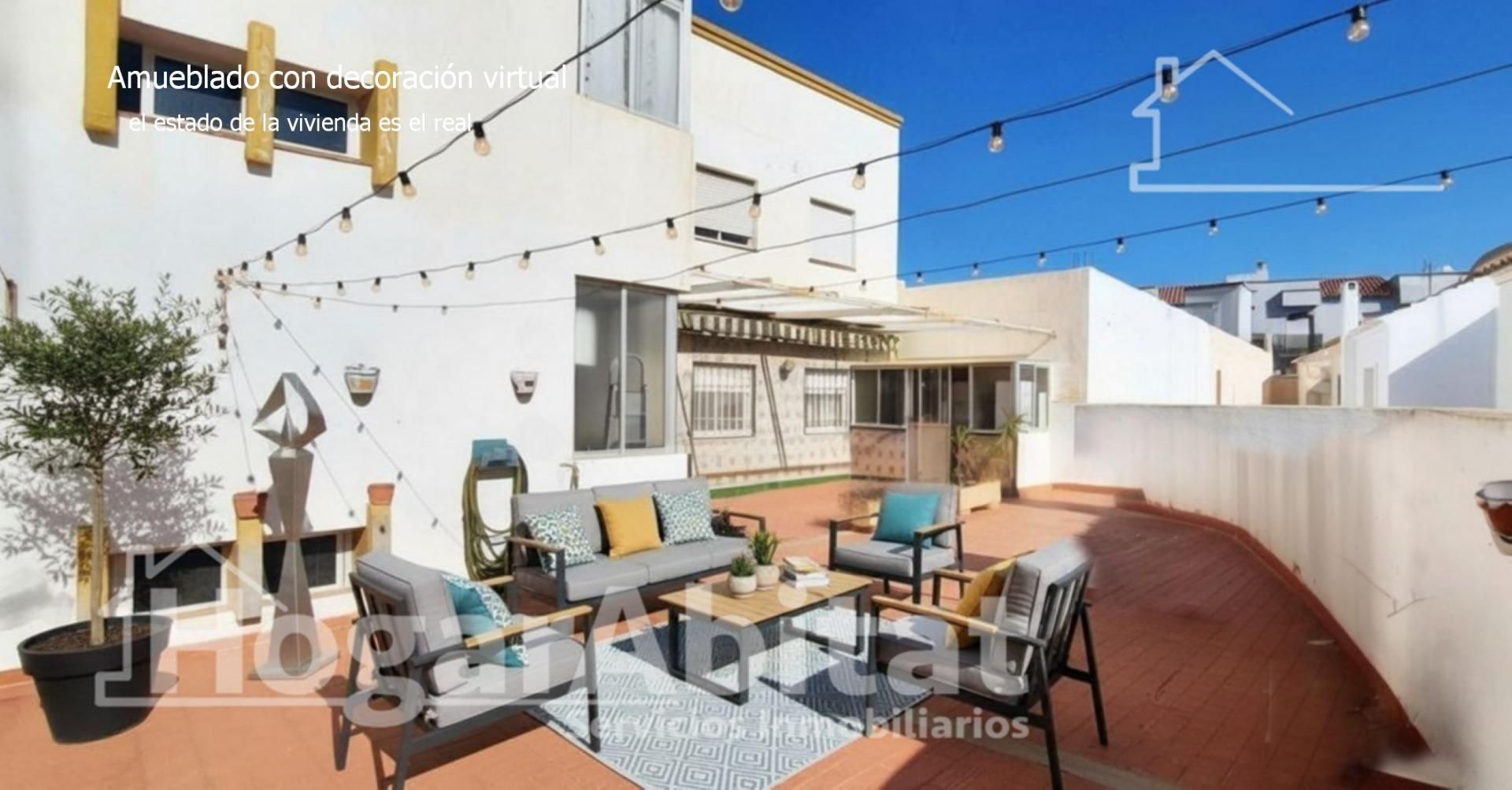 Terrassa de Pis en venda en Roquetas de Mar amb Aire condicionat, Terrassa i Balcó