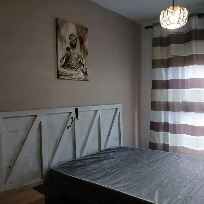 Bedroom of Flat for rent in La Font d'en Carròs  with Air Conditioner, Furnished and Balcony