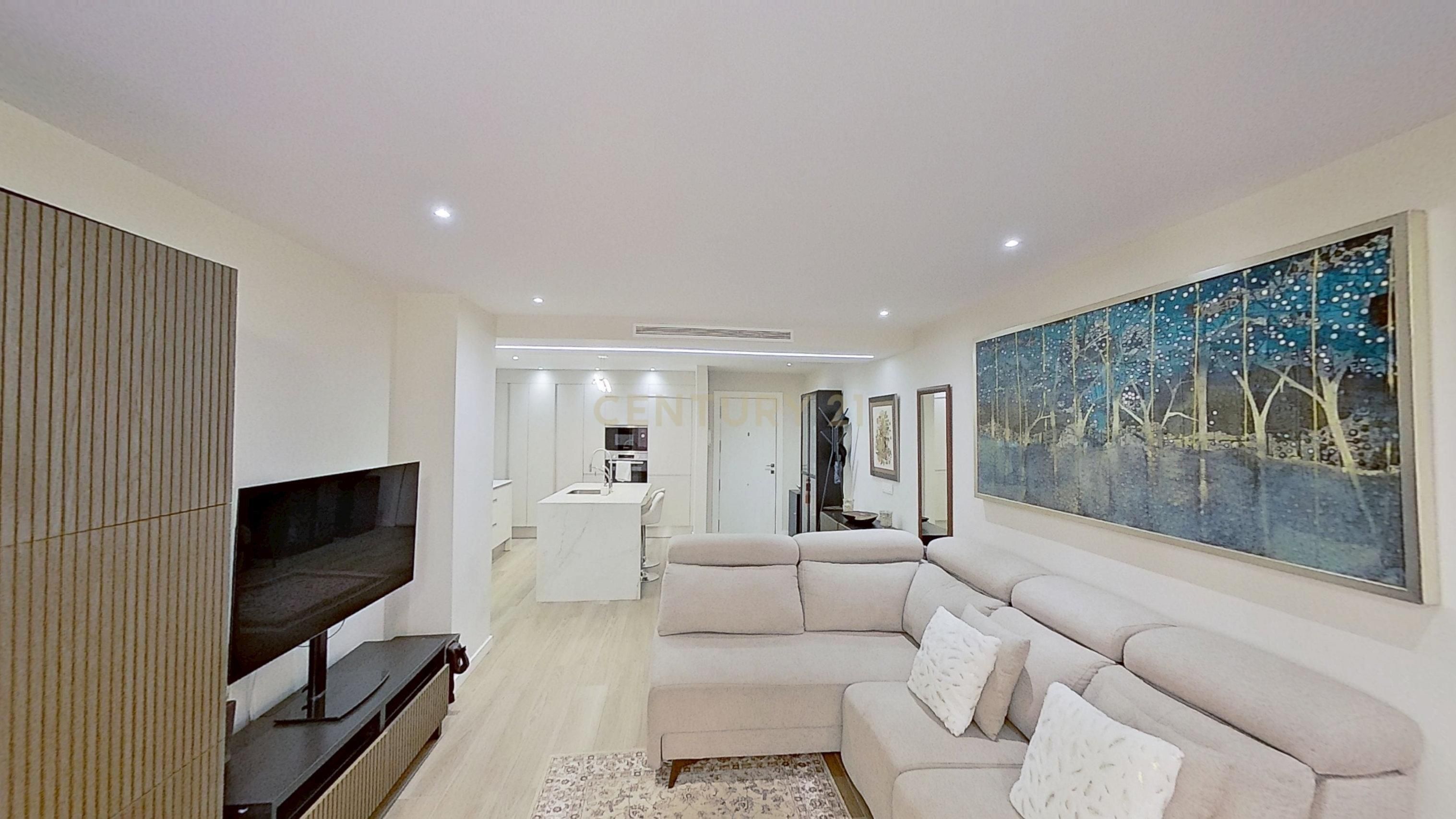 Sala d'estar de Apartament de lloguer en Málaga Capital amb Aire condicionat, Forn i Rentadora