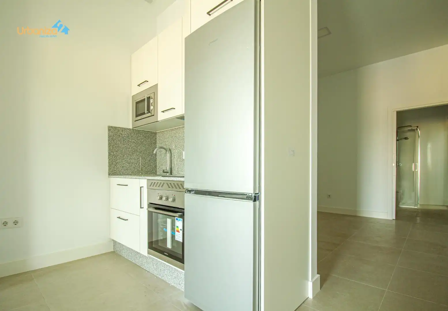 Cocina de Apartamento de alquiler en Badajoz con Aire acondicionado y Trastero