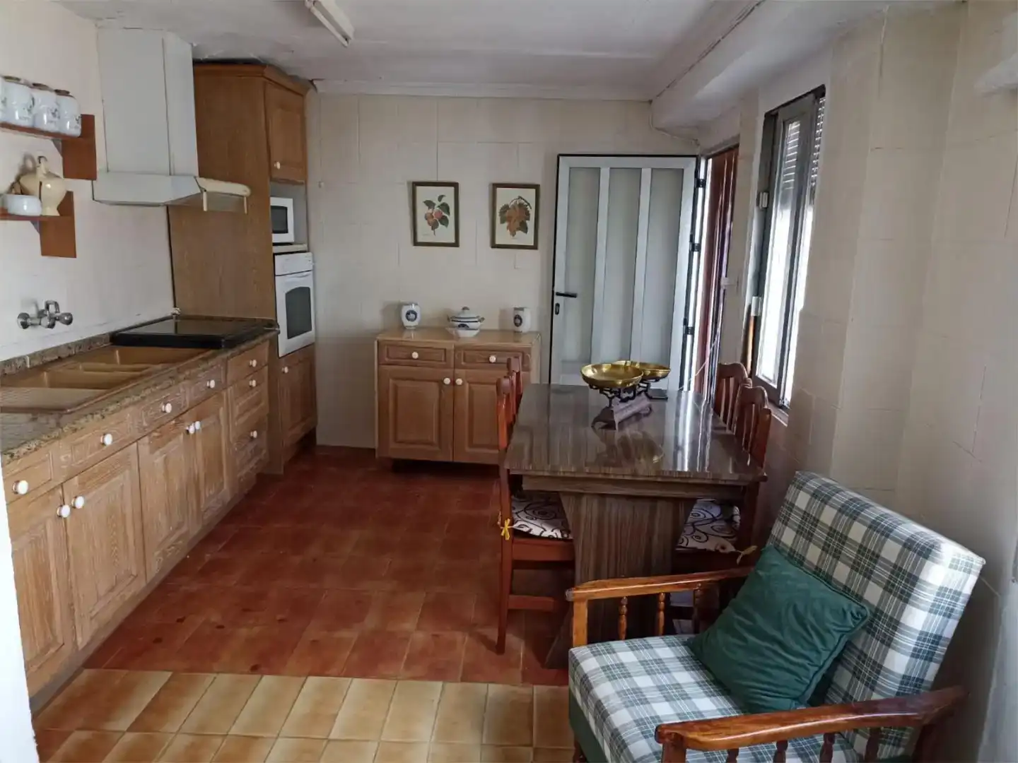Cocina de Casa adosada en venta en Carcelén con Trastero y Amueblado
