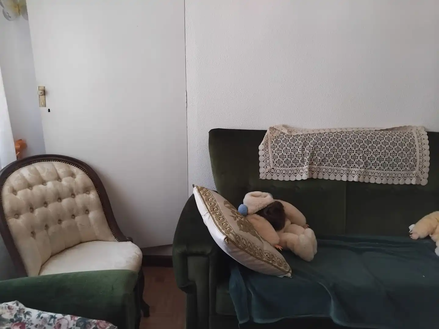 Sala d'estar de Pis en venda en Palencia amb Calefacció, Parquet i Terrassa