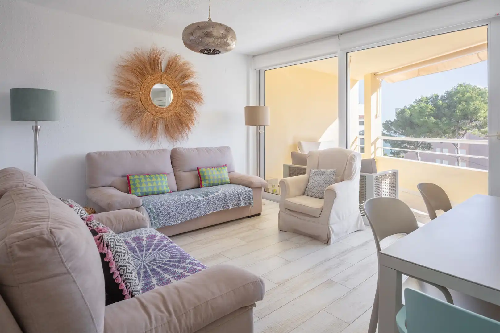 Sala d'estar de Apartament en venda en Jávea / Xàbia amb Aire condicionat i Terrassa
