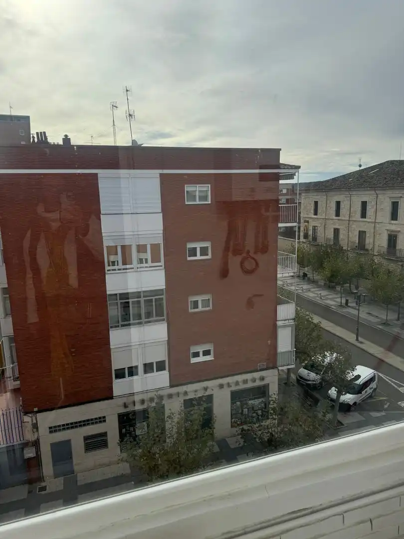 Exterior view of Flat for sale in Palencia  with Heating, Furnished and Balcony
