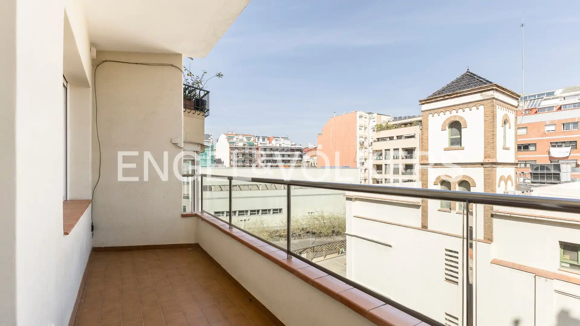 Terrace of Flat for sale in  Barcelona Capital  with Air Conditioner, Heating and Parquet flooring