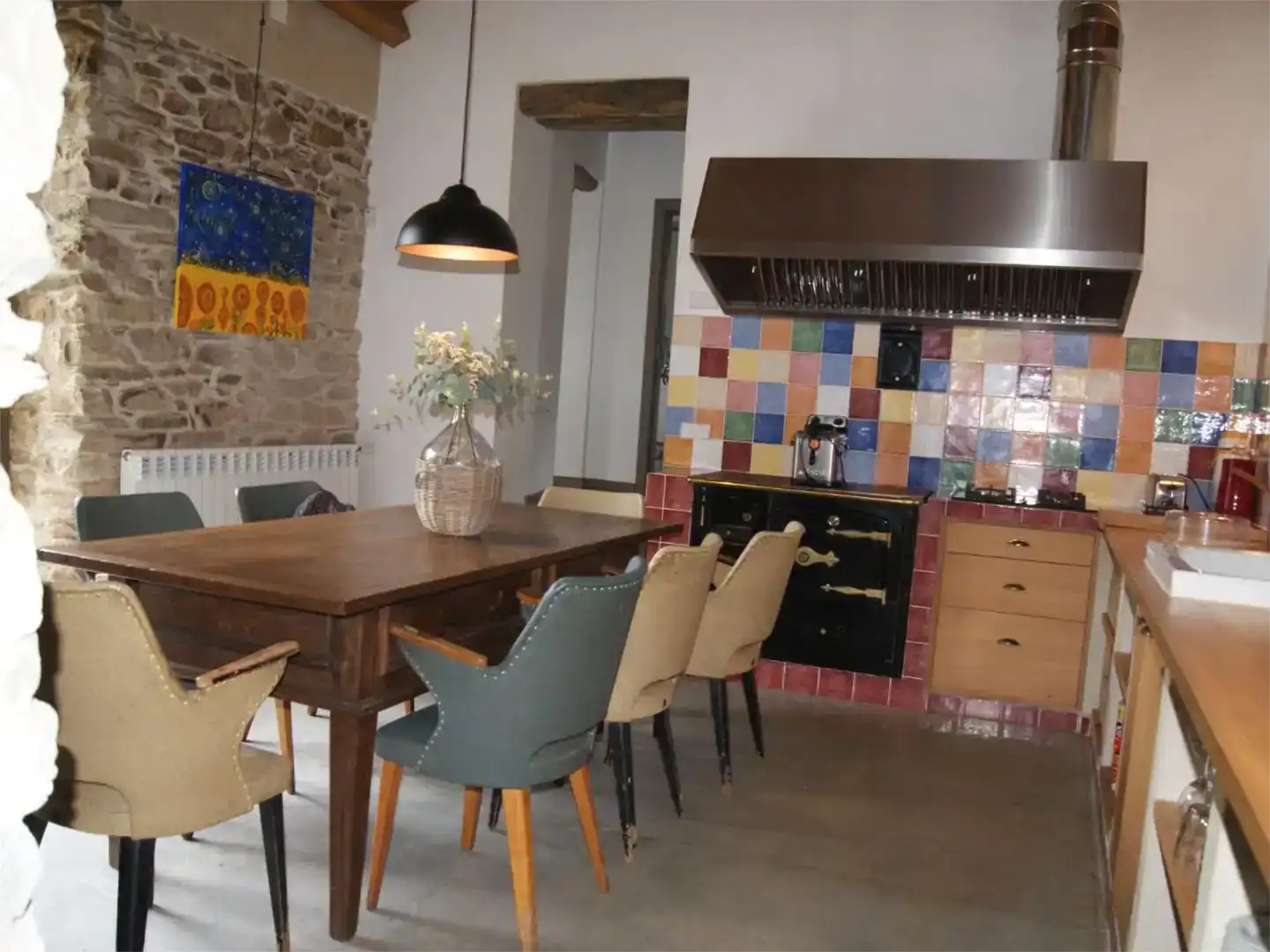 Cuina de Casa o xalet en venda en Foz amb Piscina