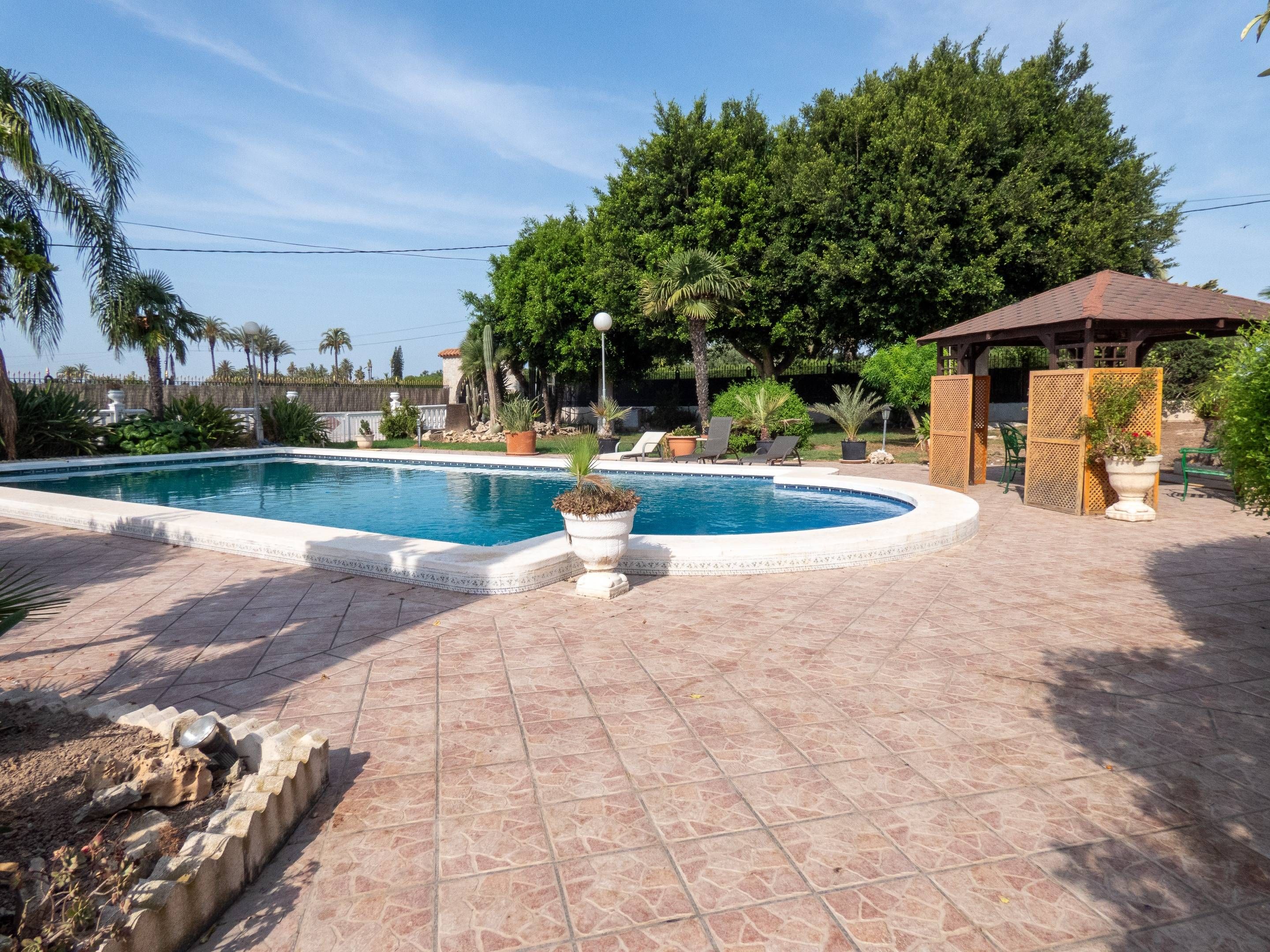 Piscina de Casa o xalet en venda en Elche / Elx amb Terrassa, Traster i Piscina
