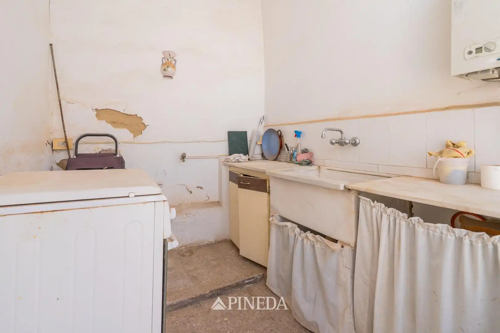 Cocina de Finca rústica en venta en El Puig de Santa Maria