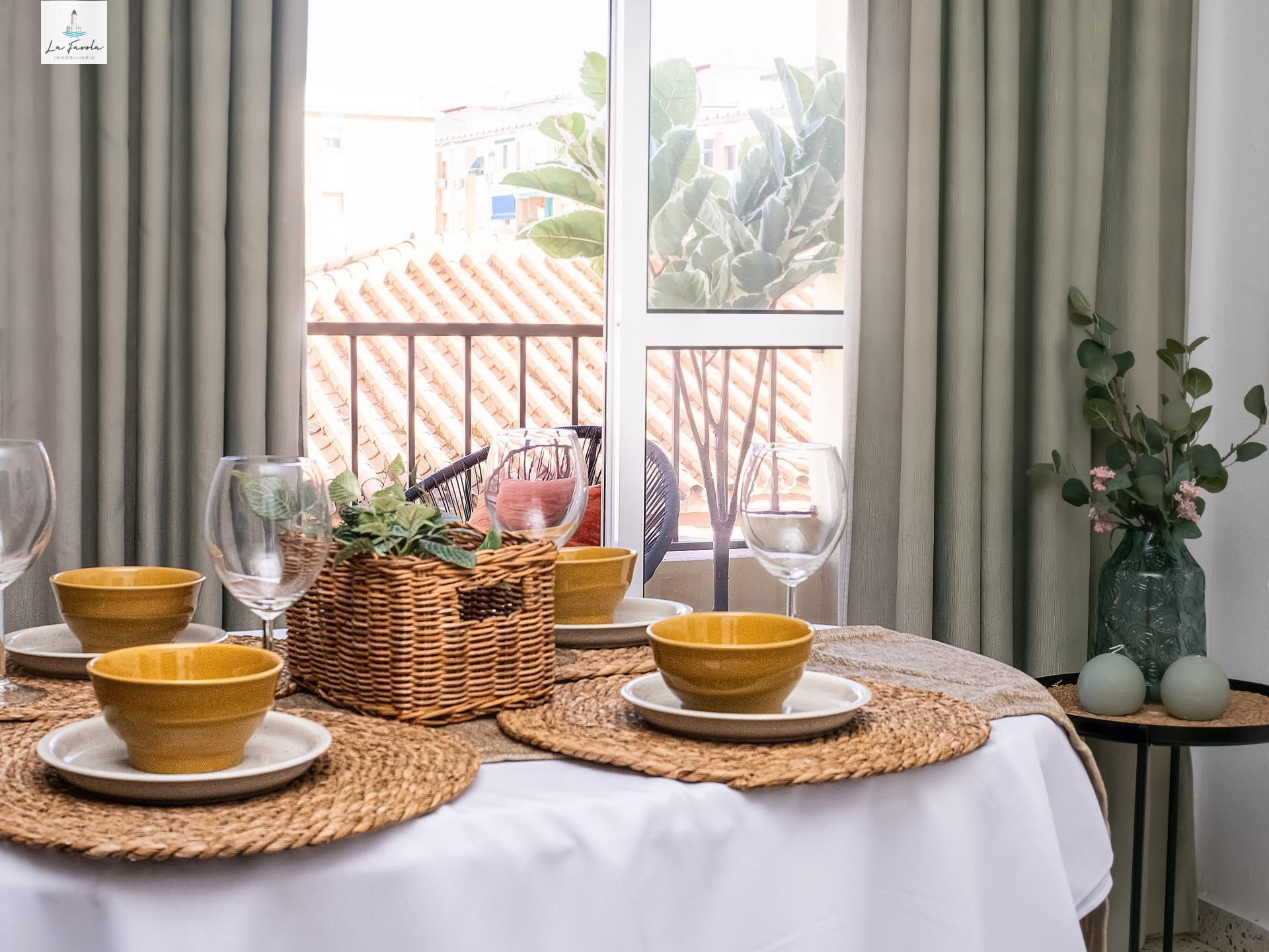 Dining room of Flat for sale in Málaga Capital  with Air Conditioner and Terrace