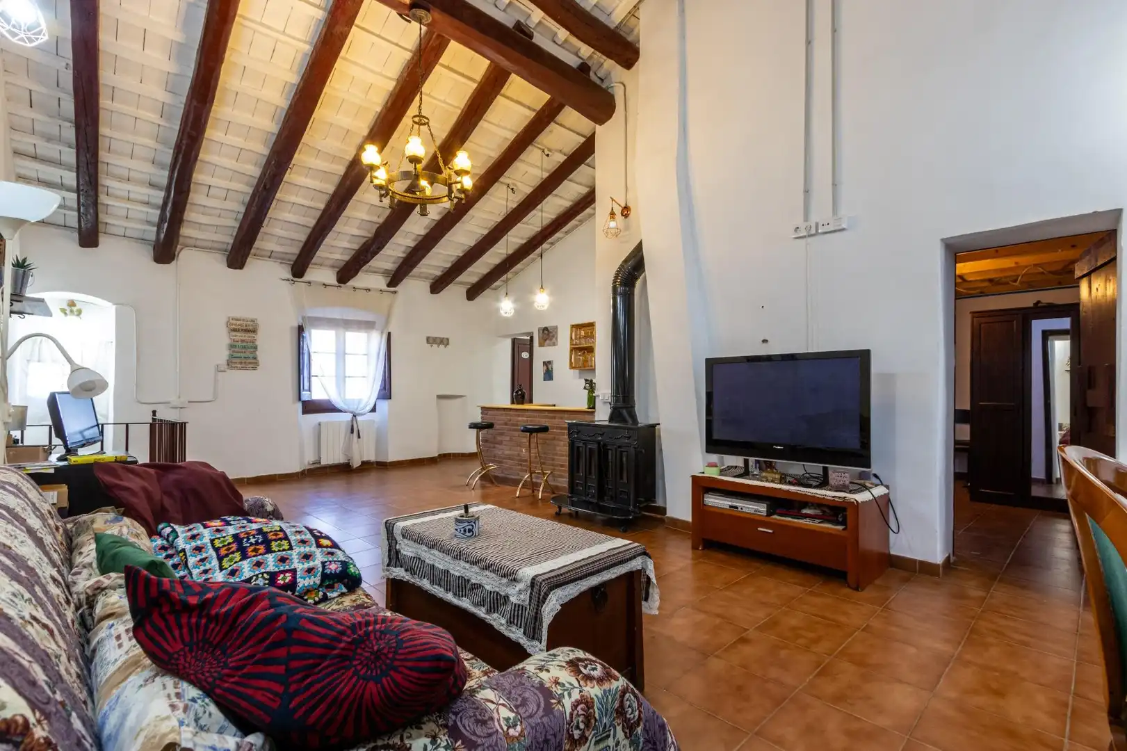 Sala de estar de Casa o chalet en venta en Sant Llorenç Savall con Calefacción, Jardín privado y Trastero