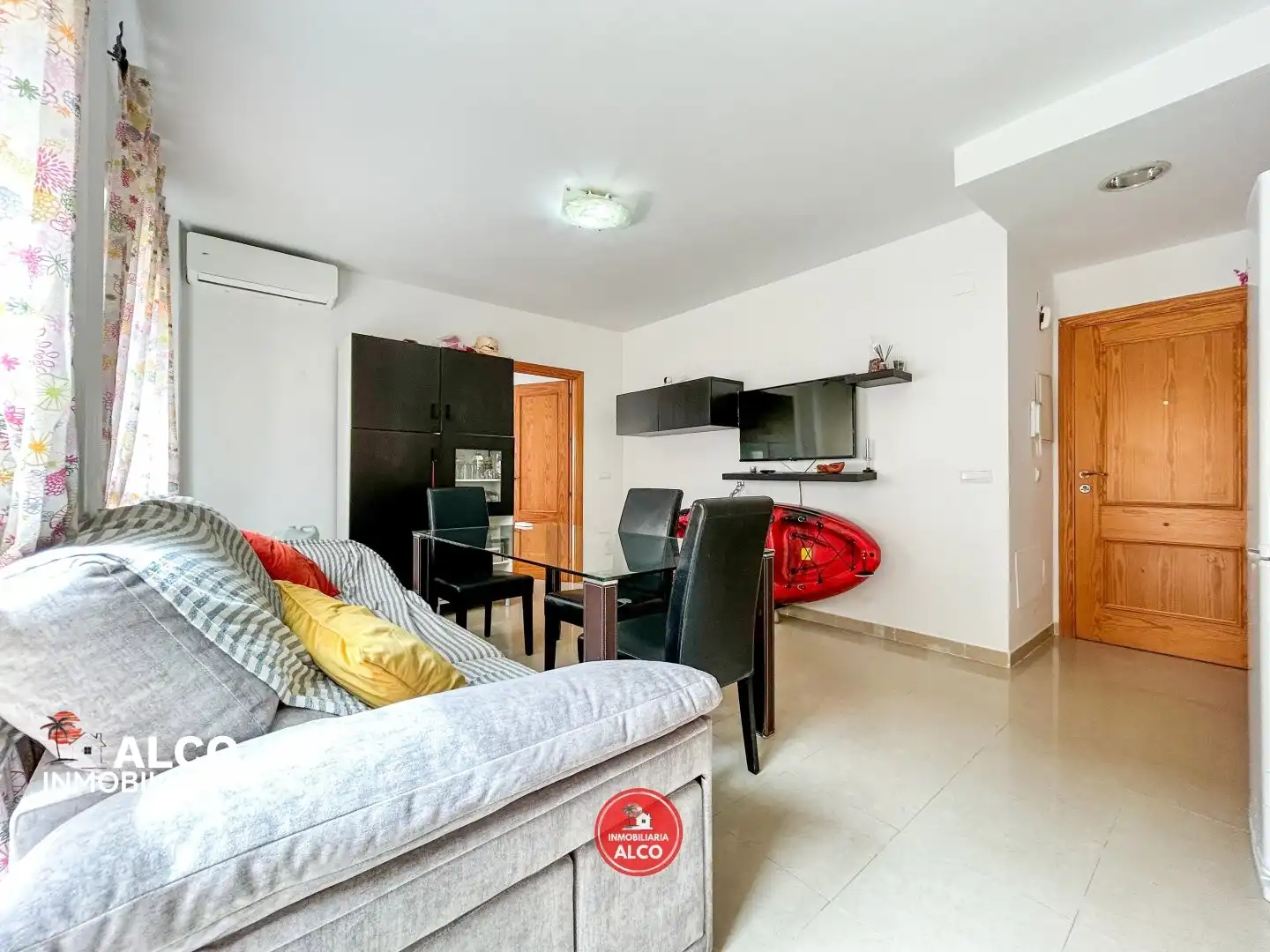 Sala de estar de Piso en venta en Torrox con Aire acondicionado, Trastero y Amueblado
