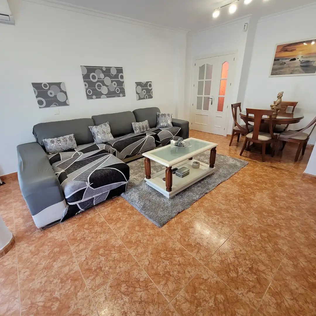 Living room of Houses for sale in Roquetas de Mar  with Air Conditioner, Terrace and Storage room