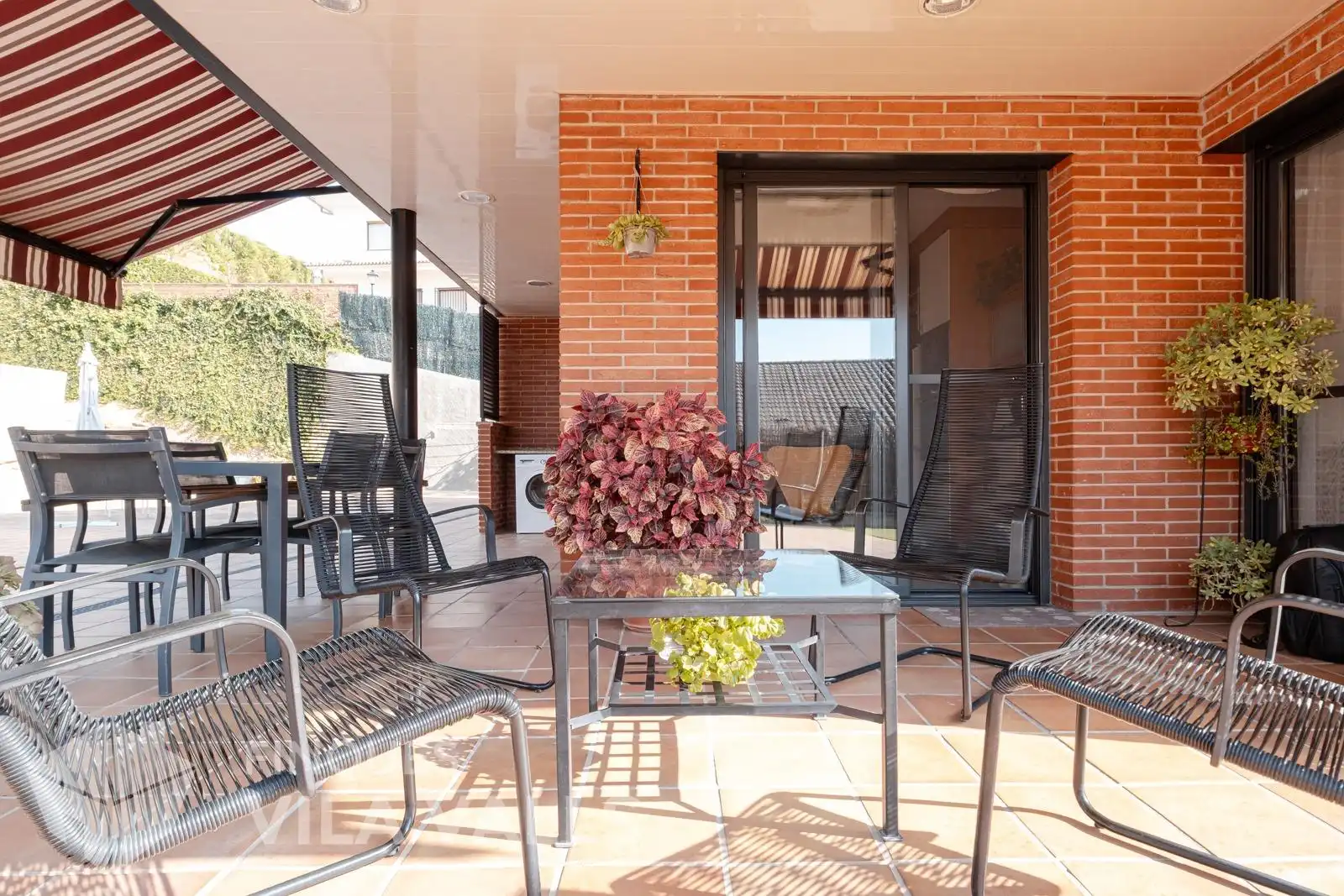 Terrassa de Casa o xalet en venda en Caldes de Montbui amb Calefacció, Jardí privat i Piscina