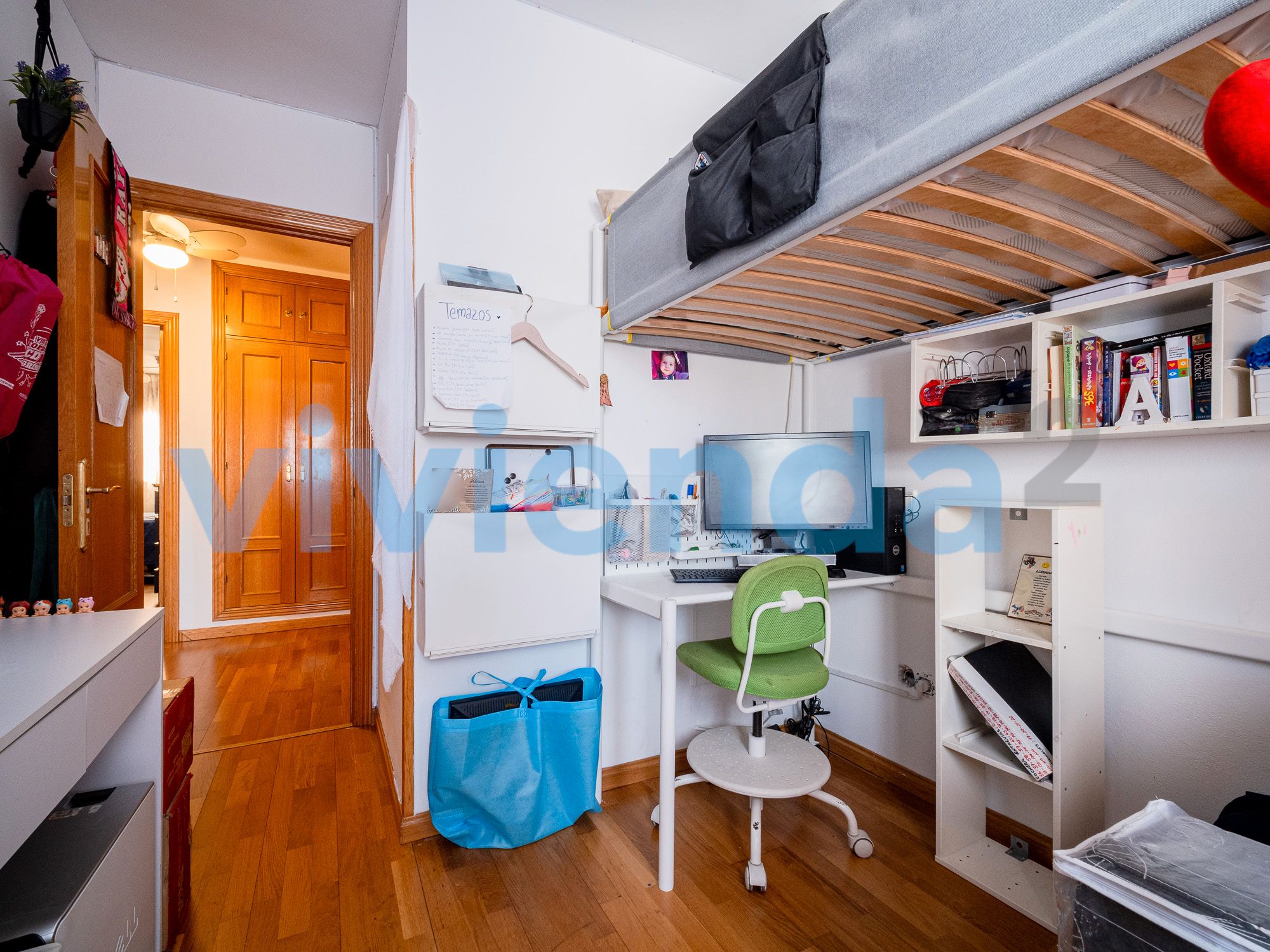 Bedroom of Flat for sale in  Madrid Capital  with Air Conditioner and Heating