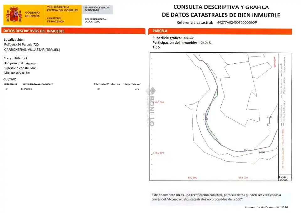 Residencial en venta en PARTIDA REPULLESA Y VARIAS MÁS, Villastar