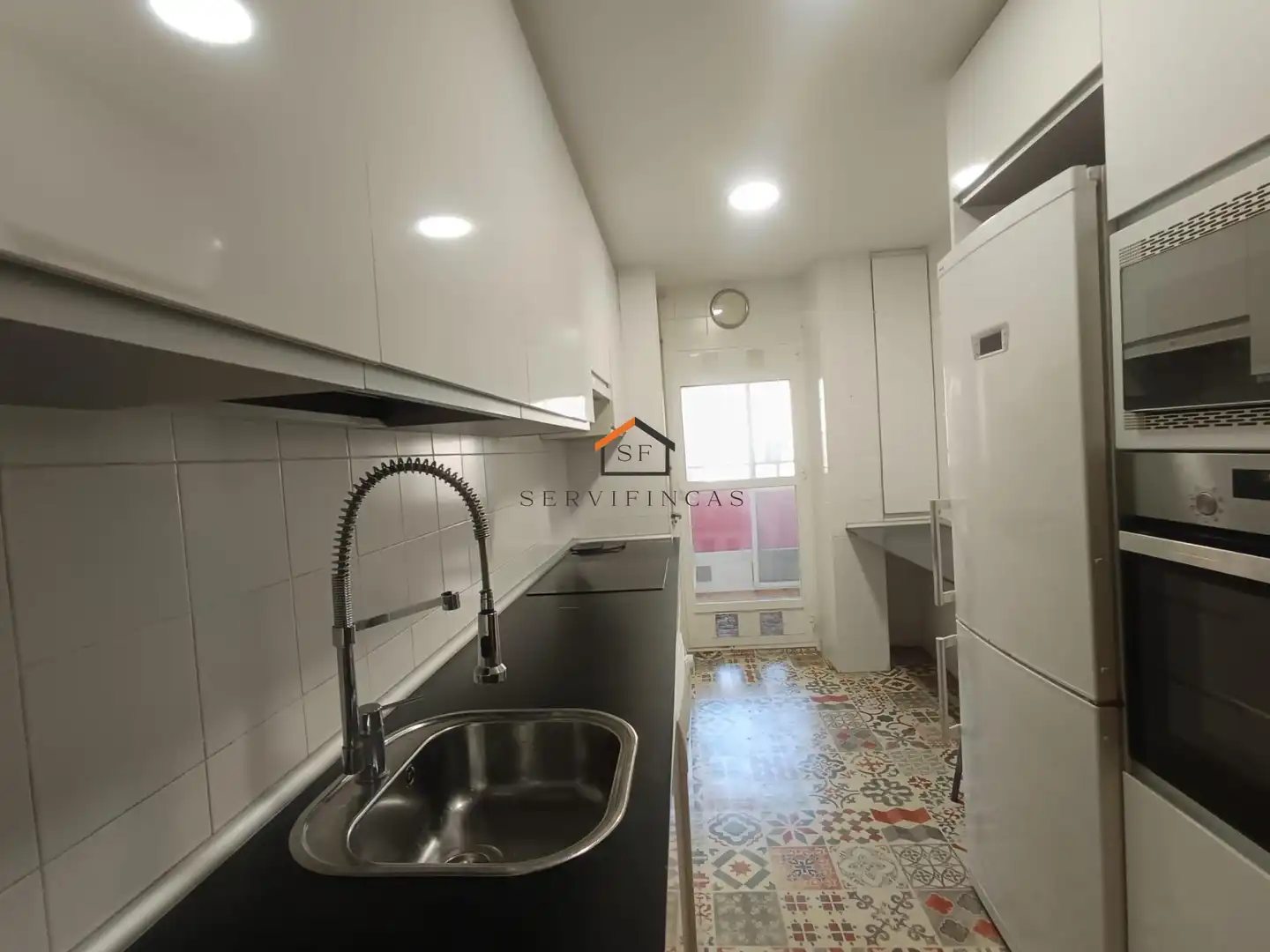 Cocina de Piso de alquiler en Madrid con Aire acondicionado, Calefacción y Terraza