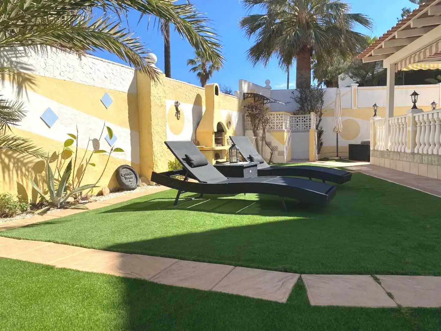 Terrasse von Haus oder Chalet zum Verkauf in La Manga del Mar Menor mit Klimaanlage, Heizung und Privatgarten