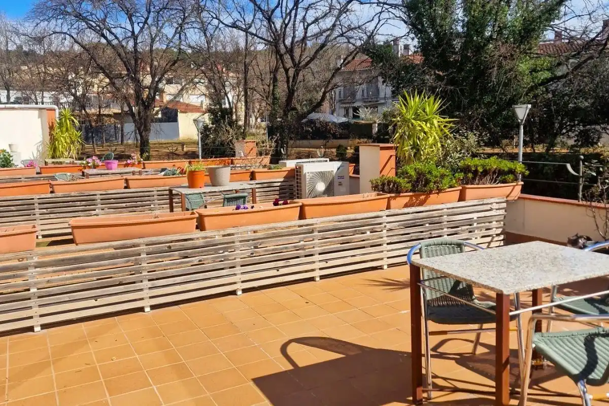 Terraza de Apartamento de alquiler en Girona con Aire acondicionado, Calefacción y Terraza