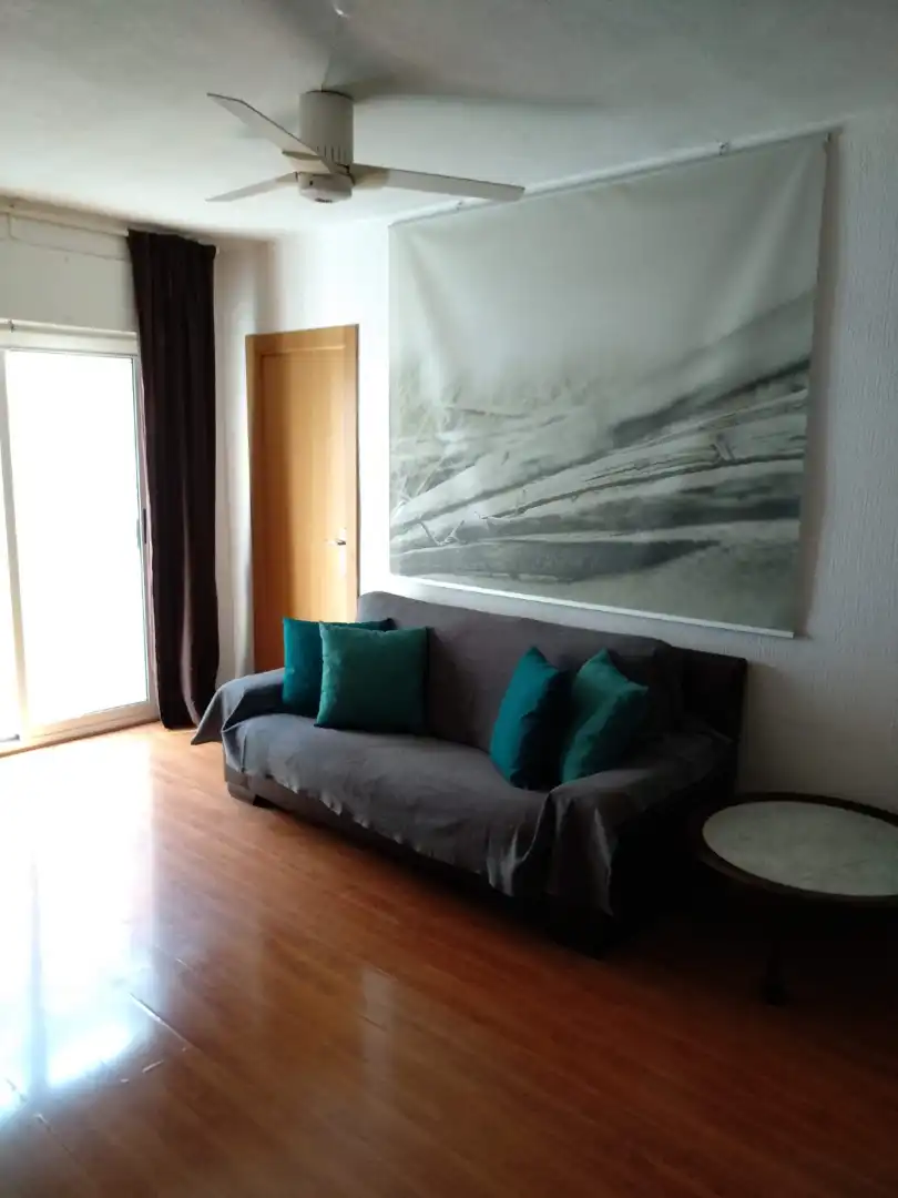 Sala de estar de Piso de alquiler en Murcia con Aire acondicionado, Parquet y Amueblado