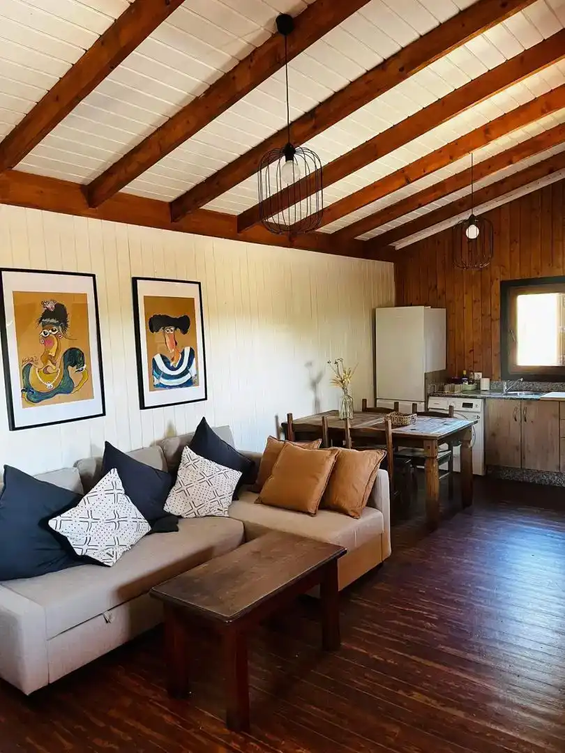 Sala d'estar de Casa o xalet de lloguer en Tarifa amb Aire condicionat, Jardí privat i Parquet