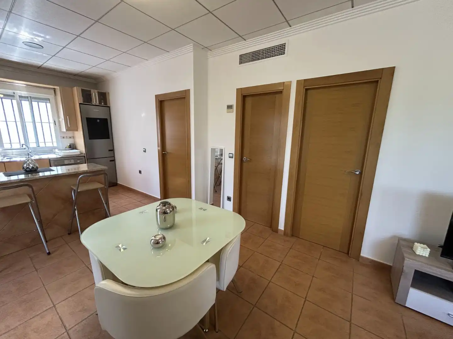 Cuina de Casa o xalet en venda en Cartagena amb Aire condicionat, Jardí privat i Terrassa