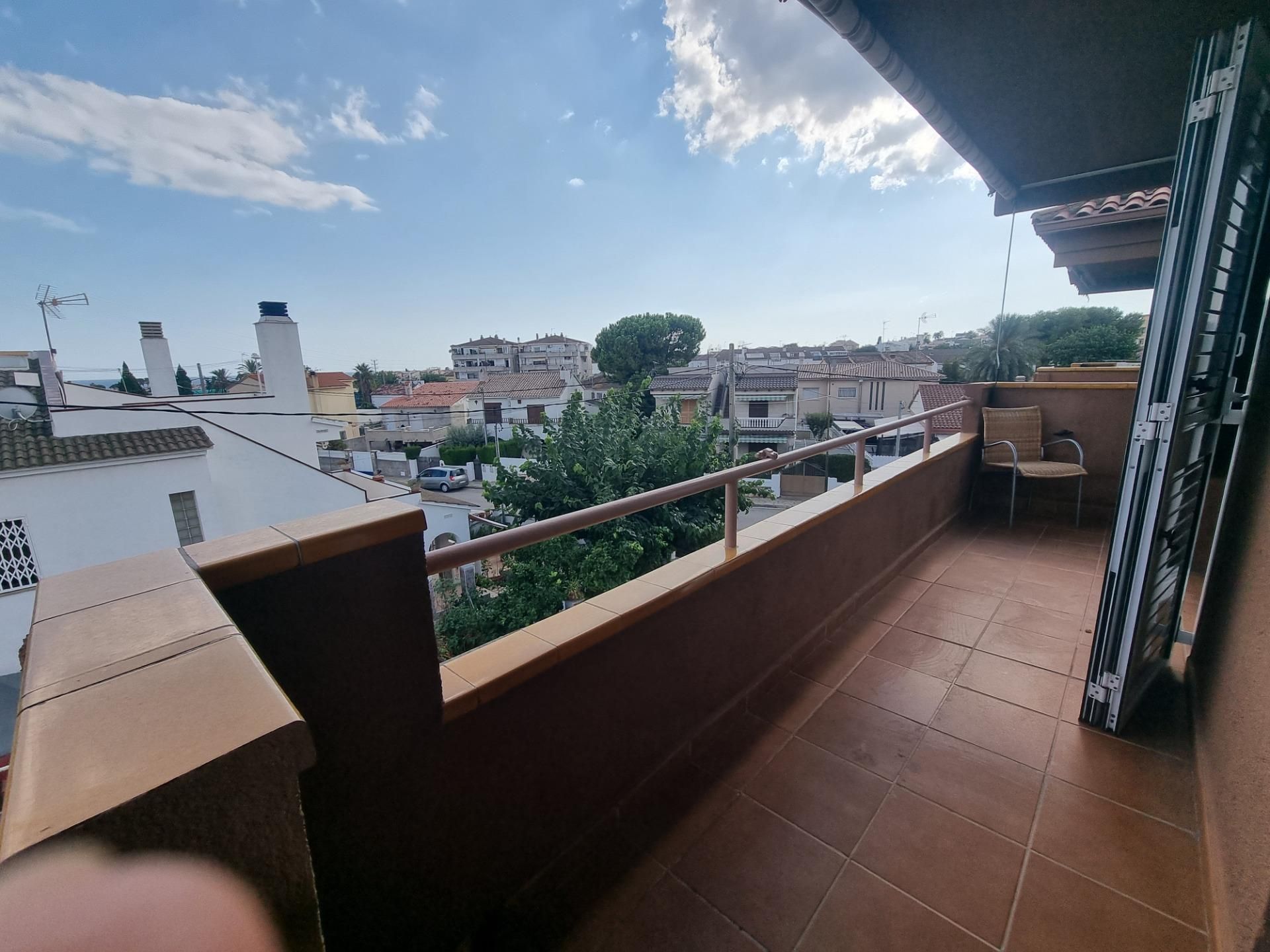 Balcony of Attic to rent in Creixell  with Air Conditioner, Heating and Terrace
