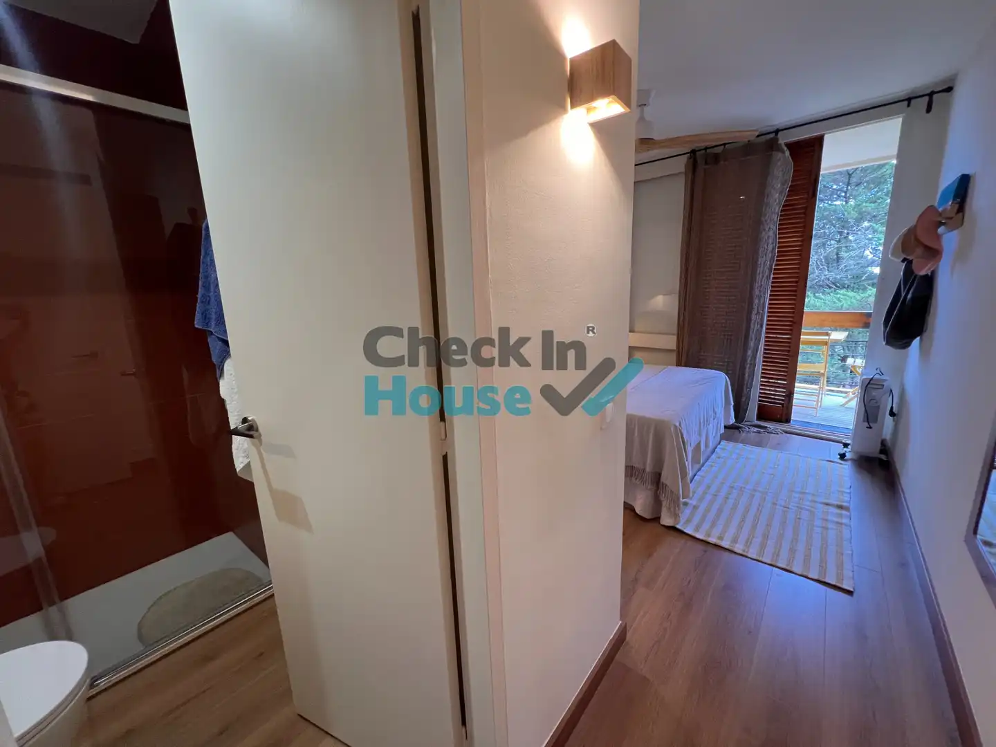 Dormitori de Apartament de lloguer en Sant Feliu de Guíxols amb Moblat, Forn i Rentadora