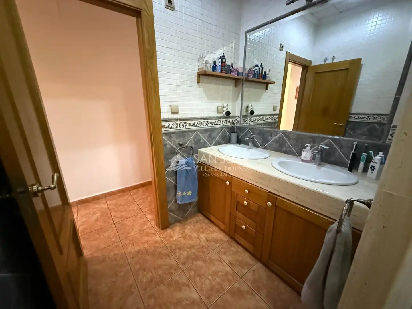 Bany de Casa o xalet en venda en Aspe amb Aire condicionat, Terrassa i Traster