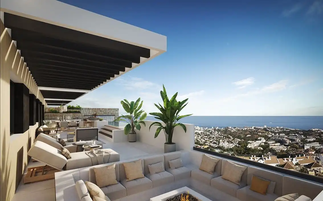 Terraza de Apartamento en venta en Benalmádena con Aire acondicionado, Terraza y Trastero