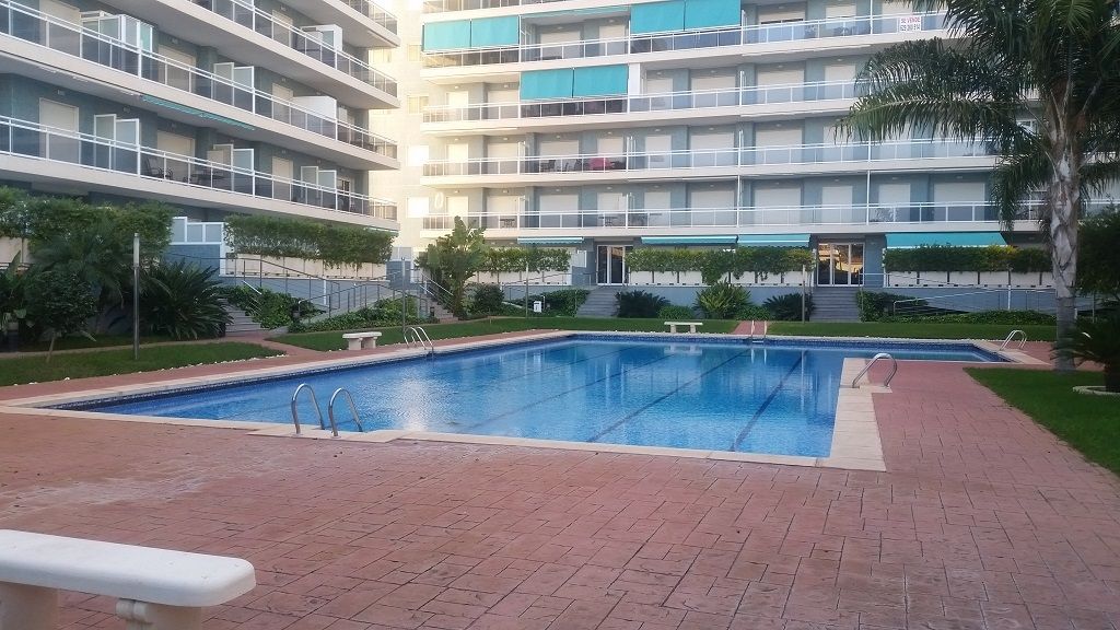 Swimming pool of Apartment for sale in Gandia  with Air Conditioner, Private garden and Terrace