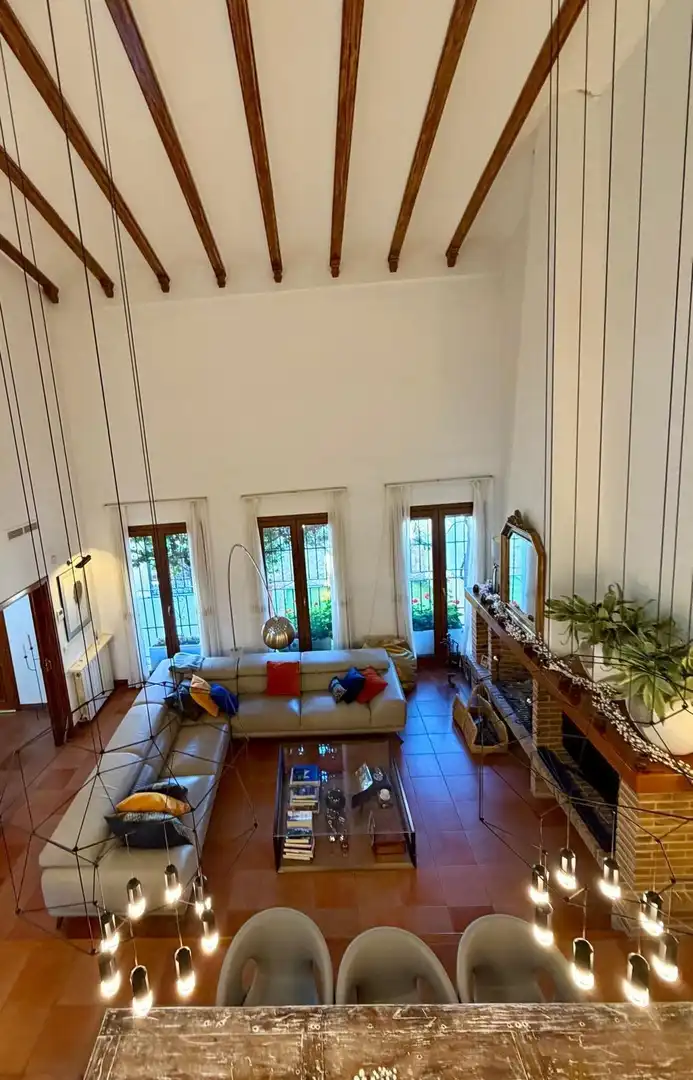 Sala d'estar de Casa o xalet en venda en Sollana amb Aire condicionat, Calefacció i Jardí privat