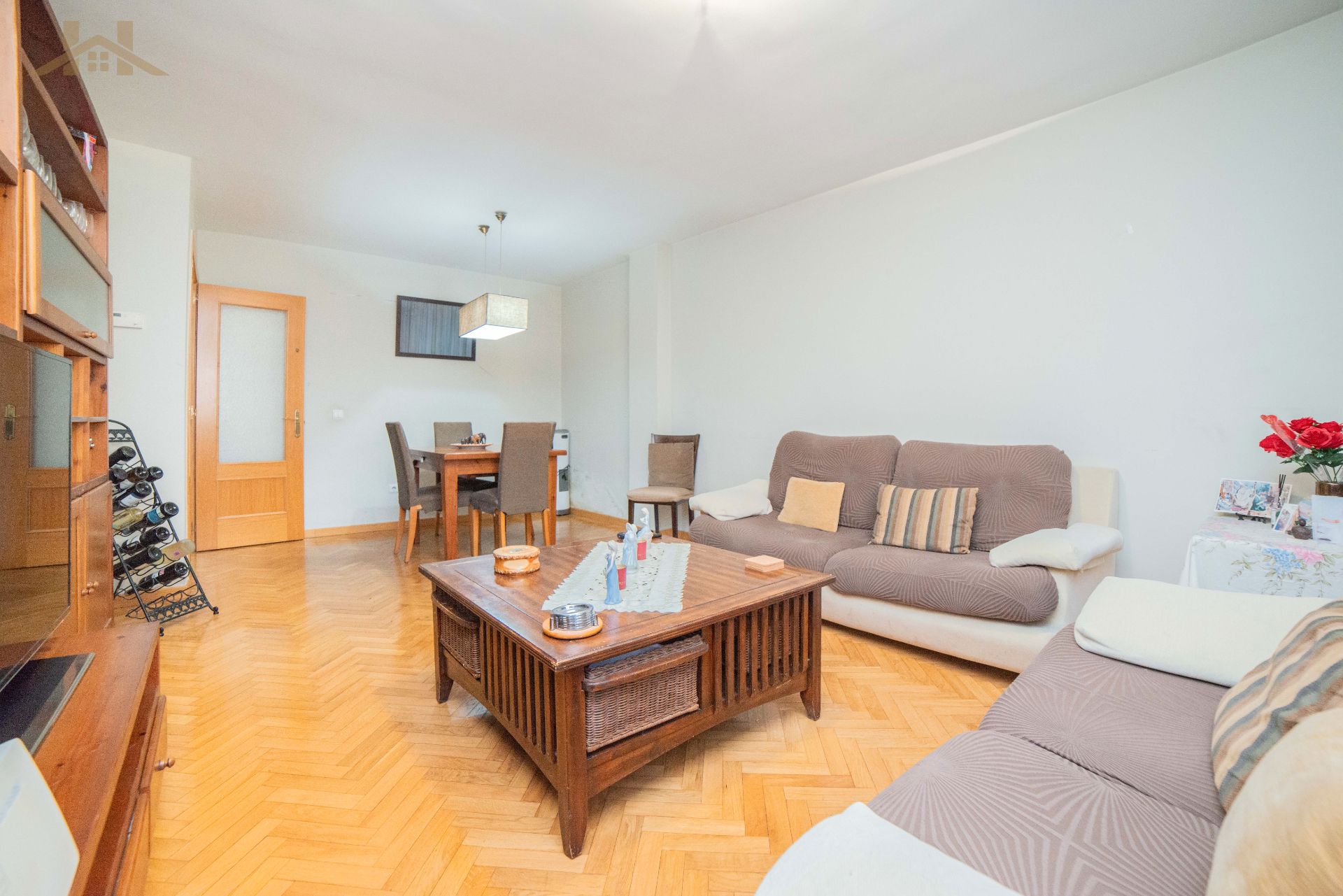 Living room of Flat for sale in Pinto  with Heating, Storage room and Furnished