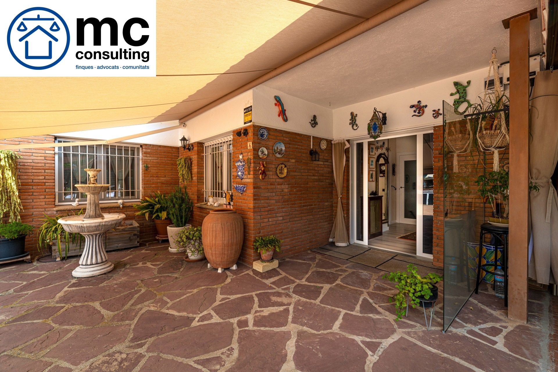 Vista exterior de Casa o xalet en venda en L'Ametlla del Vallès amb Aire condicionat, Calefacció i Terrassa