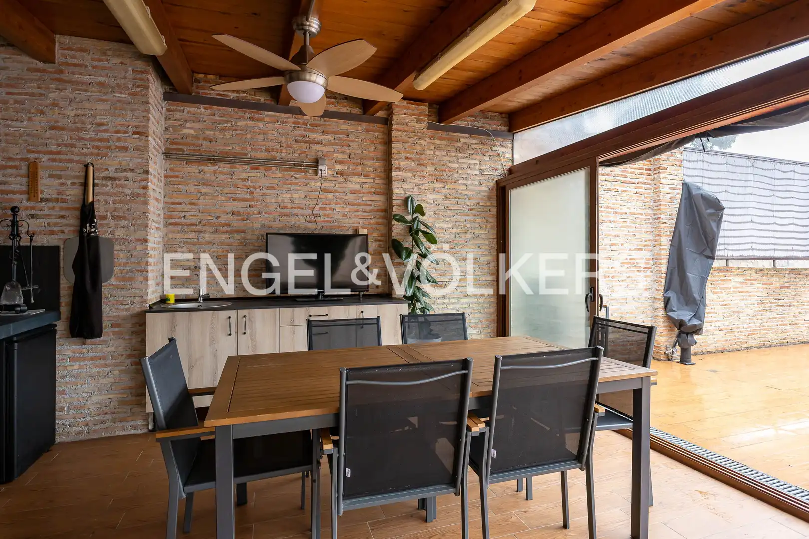 Terraza de Casa o chalet en venta en Venturada con Aire acondicionado, Calefacción y Jardín privado
