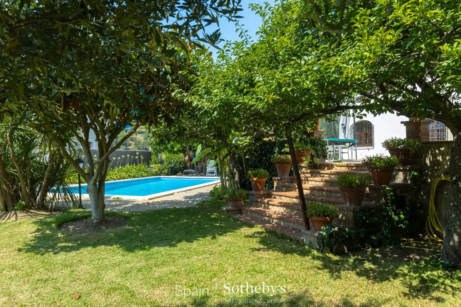 Piscina de Casa o chalet en venta en Cabrera de Mar con Calefacción, Jardín privado y Trastero