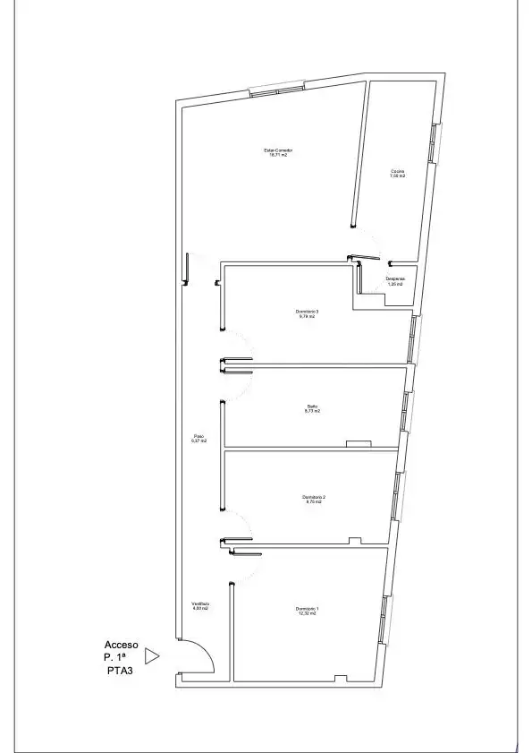 Flat for sale in Albocàsser  with Terrace