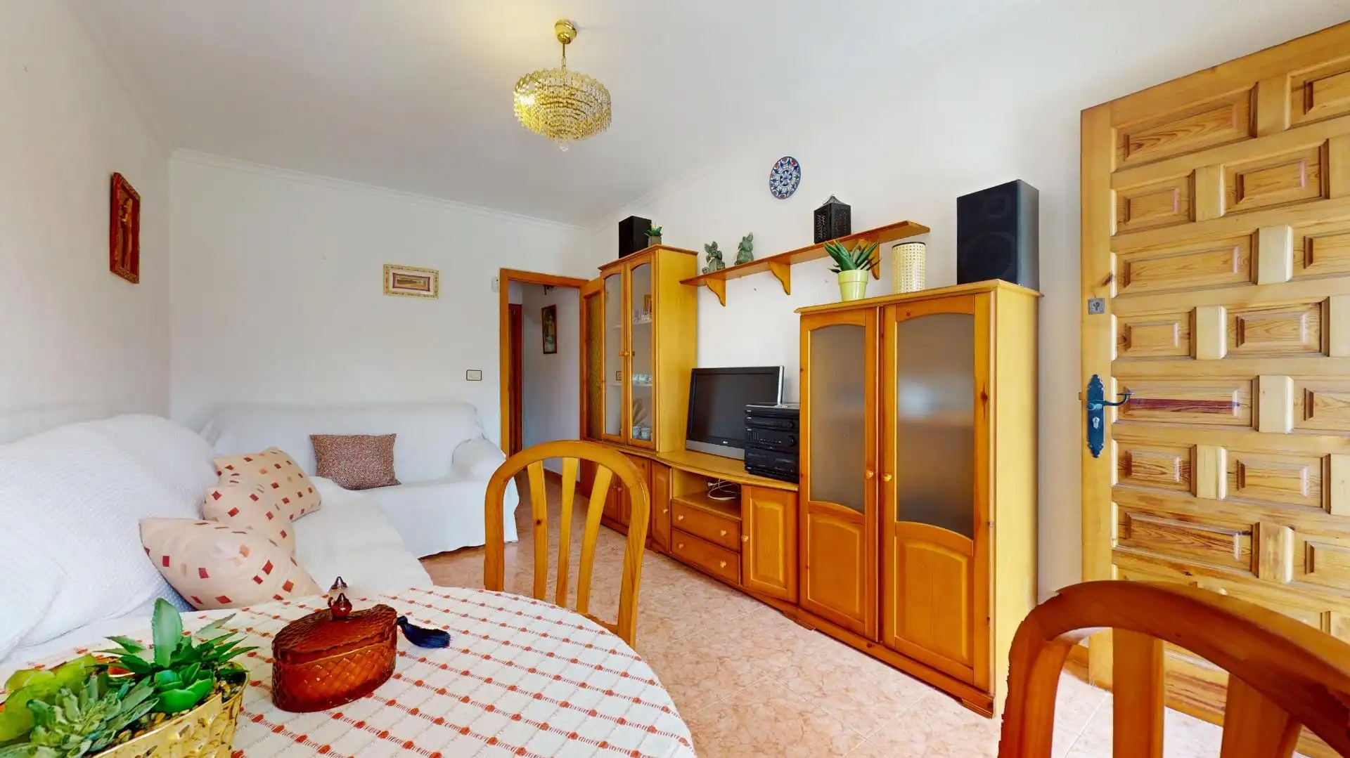 Sala de estar de Casa adosada en venta en San Pedro del Pinatar con Jardín privado, Terraza y Amueblado
