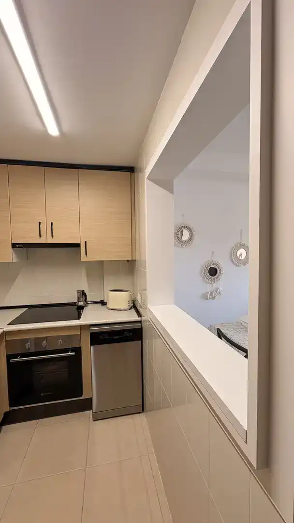 Küche von Wohnung zur Miete in Carboneras mit Klimaanlage, Schwimmbad und Möbliert