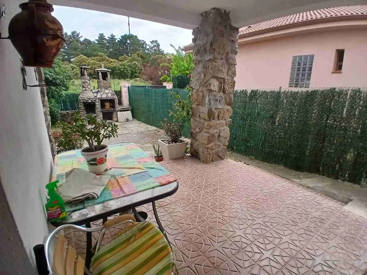 Terrassa de Casa o xalet en venda en Segovia amb Calefacció, Jardí privat i Terrassa