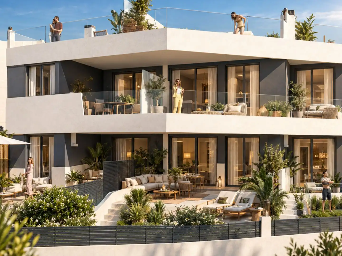 Vista exterior de Planta baixa en venda en Torremolinos amb Aire condicionat, Terrassa i Piscina