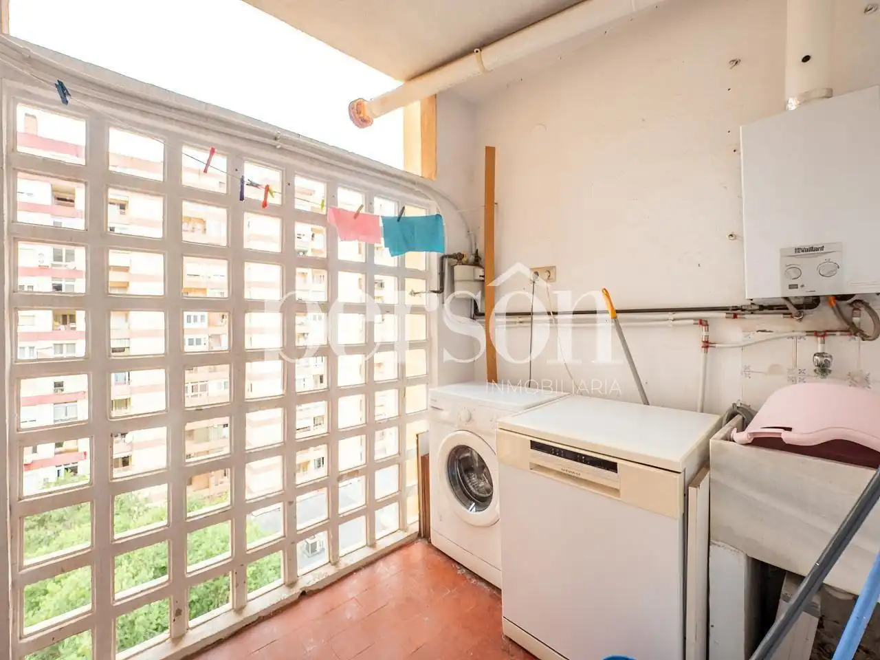 Terraza de Piso de alquiler en Valencia con Aire acondicionado, Amueblado y Balcón