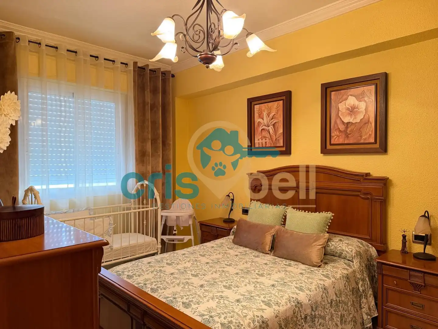 Bedroom of Flat for sale in Lorca  with Storage room, Furnished and Oven