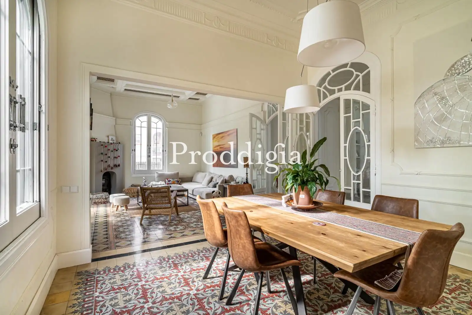 Dining room of Houses for rent in Sant Cugat del Vallès  with Air Conditioner, Heating and Swimming Pool