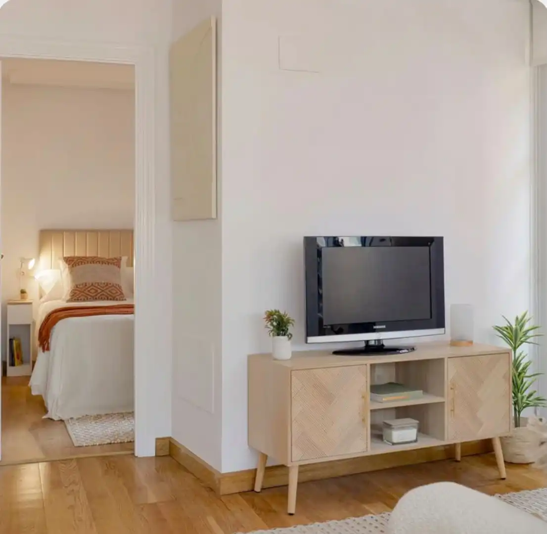 Sala de estar de Piso en venta en Gijón  con Amueblado