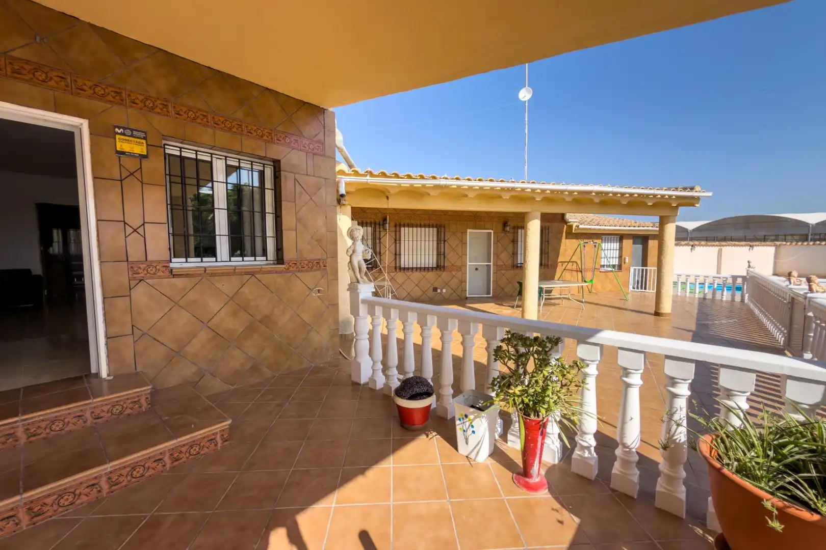 Terraza de Finca rústica en venta en San Javier con Aire acondicionado, Calefacción y Jardín privado