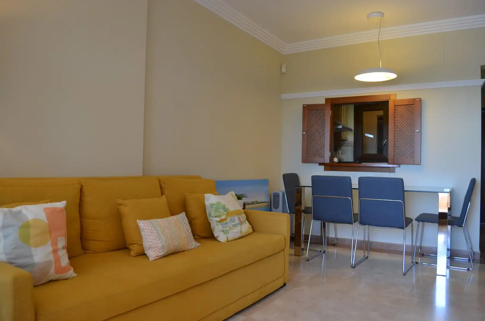 Wohnzimmer von Wohnungen zum Verkauf in Ayamonte mit Klimaanlage, Terrasse und Abstellraum