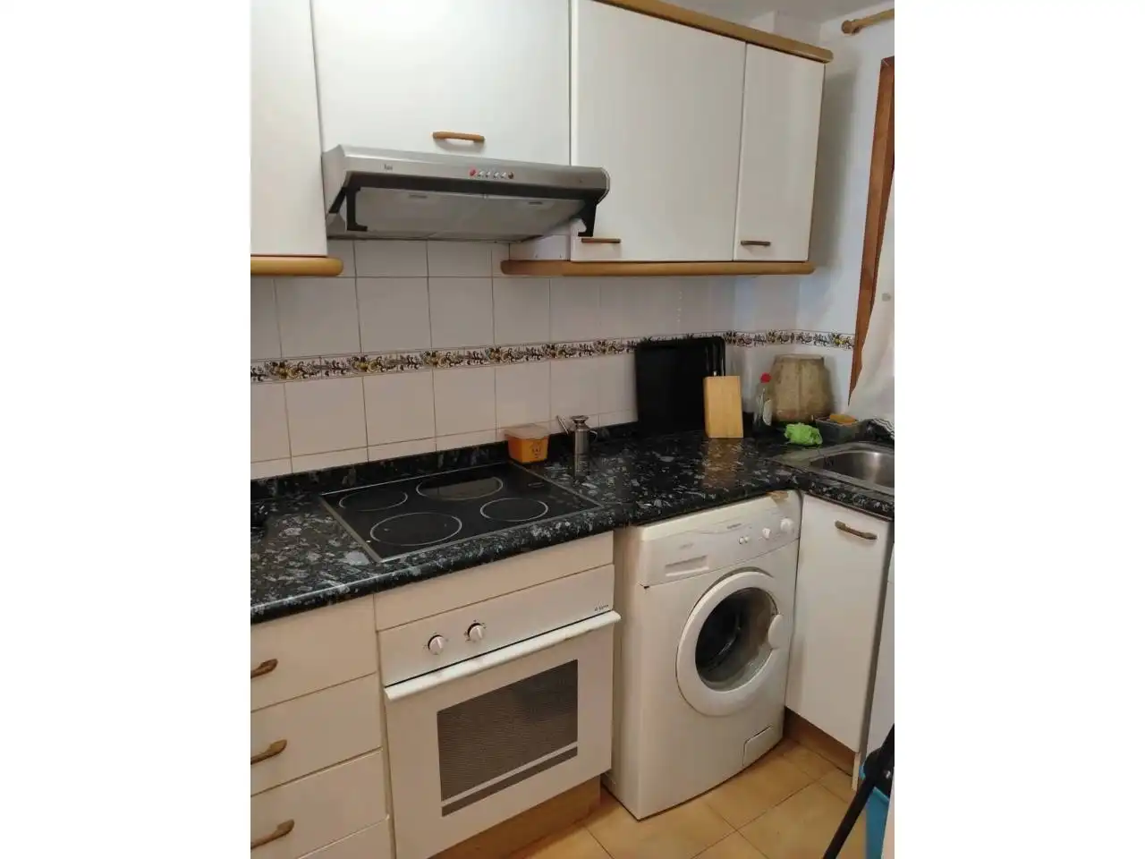 Kitchen of Flat for sale in Pego  with Air Conditioner, Swimming Pool and Furnished