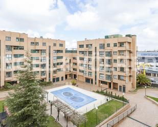 Exterior view of Apartment to rent in  Madrid Capital  with Air Conditioner, Heating and Storage room