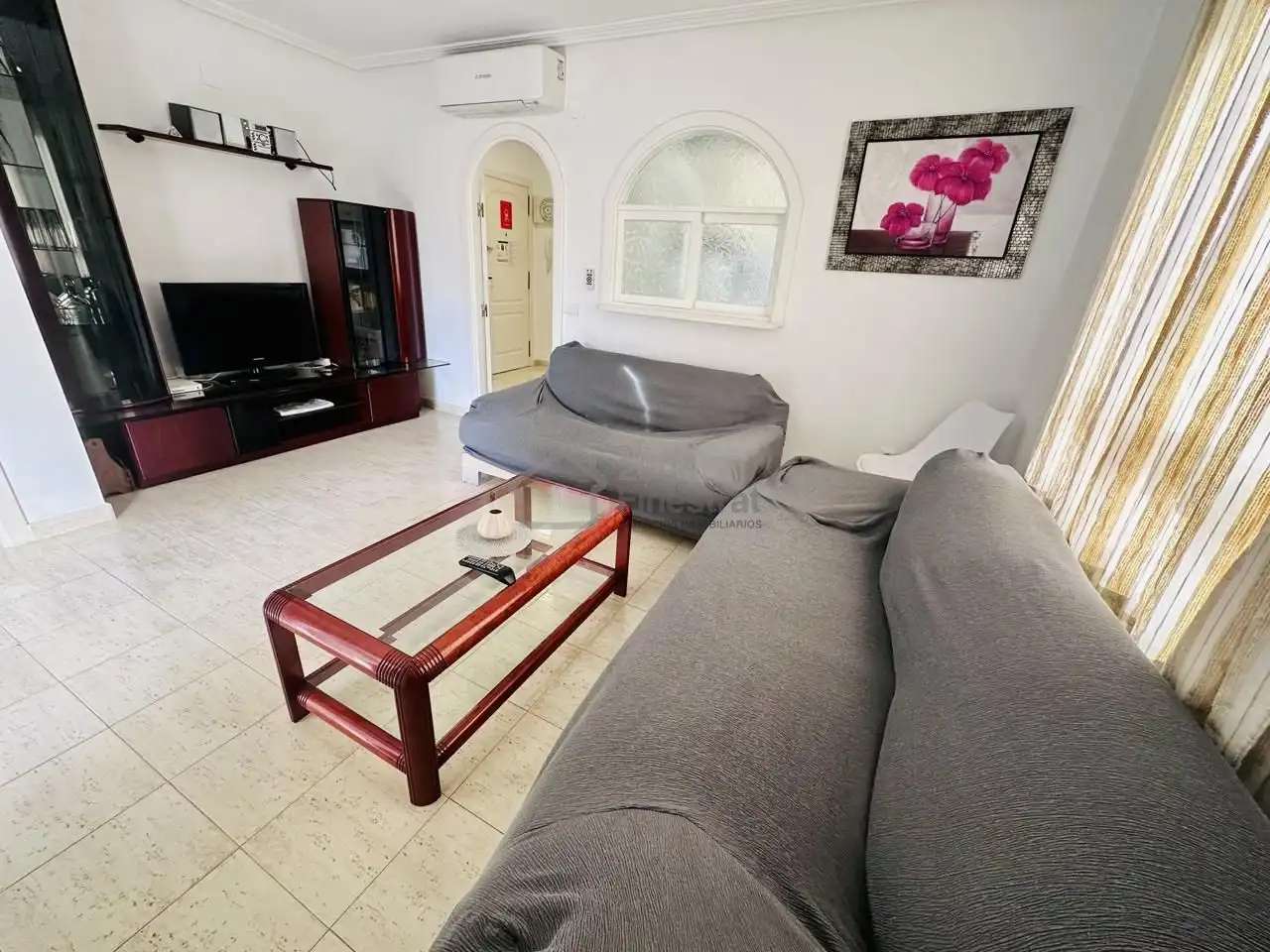 Wohnzimmer von Wohnung zum Verkauf in Finestrat mit Klimaanlage, Terrasse und Möbliert