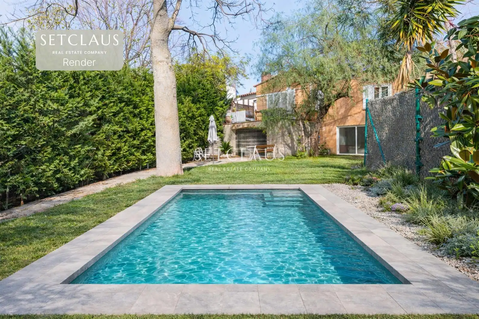 Swimming pool of Houses for sale in Premià de Dalt  with Air Conditioner, Heating and Private garden